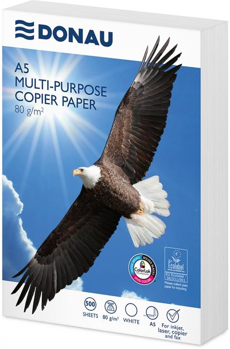 Produktbild Donau Kopierpapier (80 g/m², 500 x, A5)
