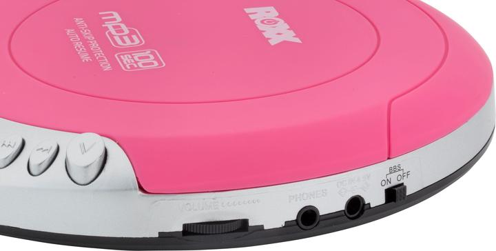 Produktbild Roxx PCD 501 pink Tragbarer CD-Player CD, CD-R, CD-RW, MP3 Pink, Silber