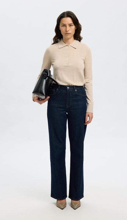 Image du produit Selected Femme Slfthea Ls Knit Merino Collar Neck Noos (XL)