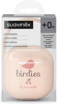 Actual product image Suavinex Schnullerbox Birdies rosa