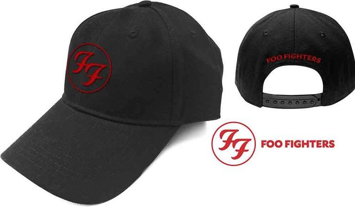Produktbild Foo Fighters Red Circle Logo Baseball Cap