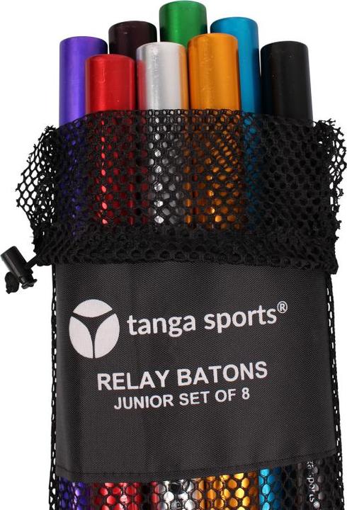 Produktbild Tanga Sports Staffelstab aus Aluminium, 8er-Set, 3,2 cm