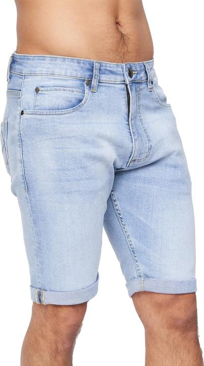 Produktbild Crosshatch Mens Tonwin Denim Embossed Shorts (34)