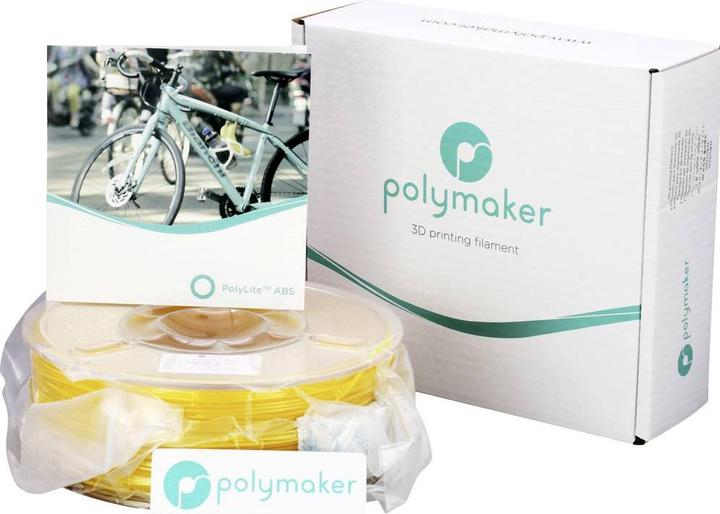 Actual product image Polymaker PolyLite ABS - Yellow - 2.85mm (ABS, 2.85 mm, 1000 g)