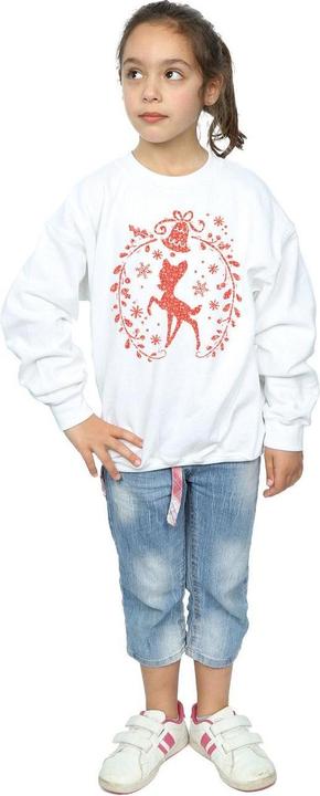 Produktbild Disney Bambi Christmas Wreath Sweatshirt Mädchen (128)