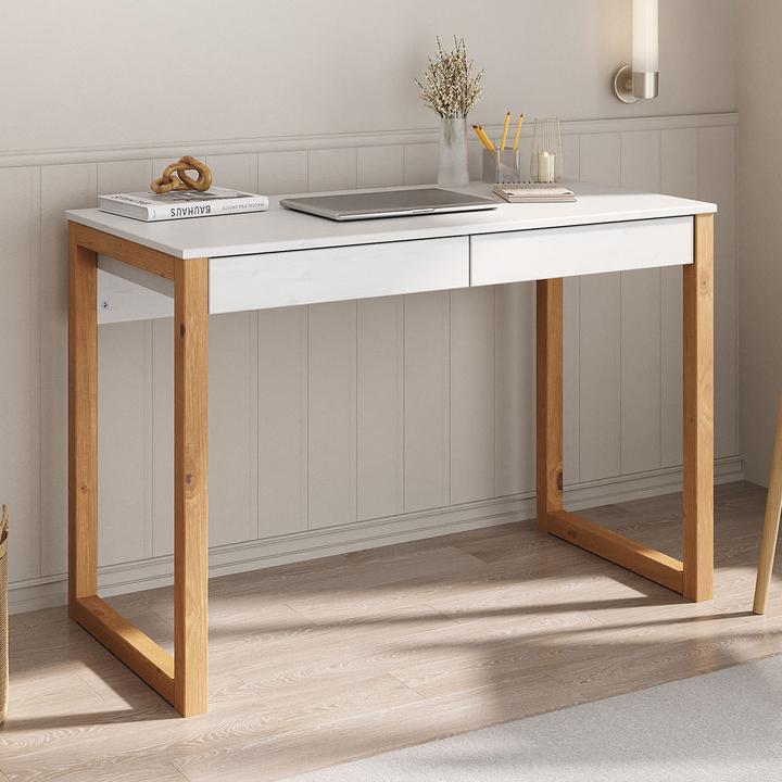 Actual product image IDIMEX Schreibtisch mit 2 Schubladen NOAH