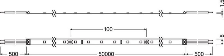 Immagine prodotto Ledvance STRISCIA LED flessibile VALUE-1400 bobina da 50 metri -1400/865/50 6280lm 6500K bianco luce diurna d (Luce del giorno, 5000 cm, Interno)