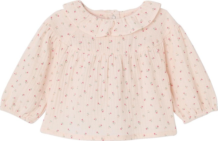 Immagine prodotto Vertbaudet Baby-Set mit Volants: Bluse & Haremshose, Musselin (62)