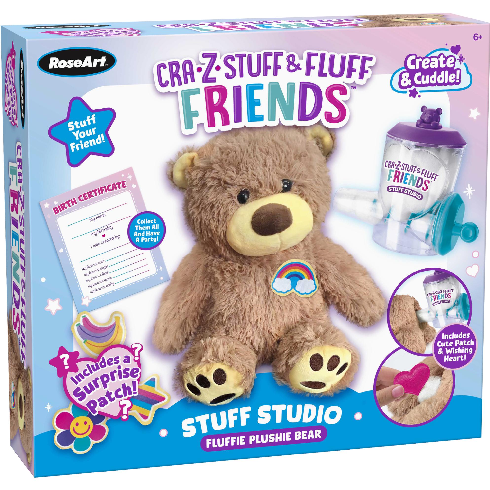 Cra-z-art - Stuff and Fluff Friends (88917), Kit per lavori manuali, Multicolore