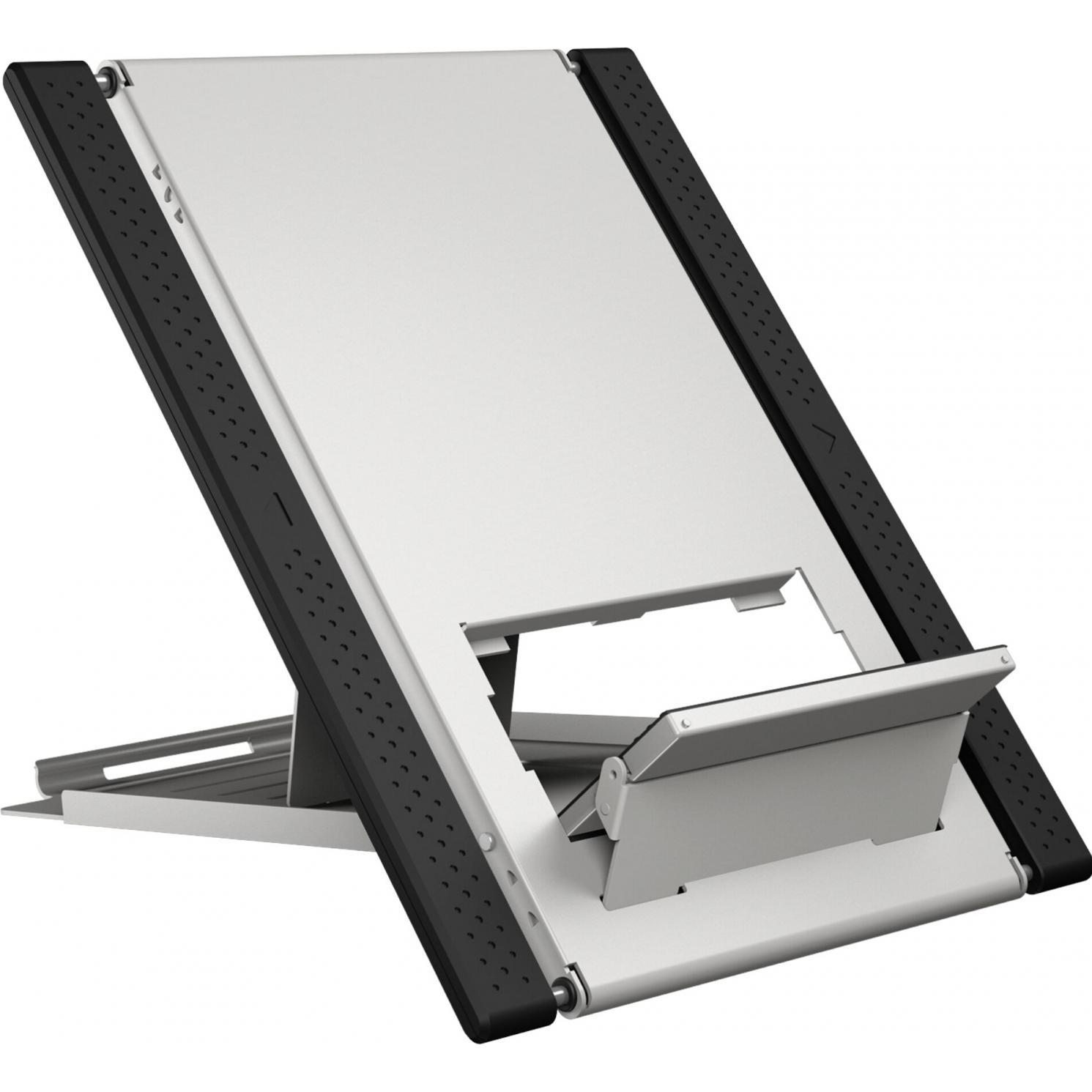 Icy Box Ständer für Laptops und Tablets, Notebook Ständer, Silber