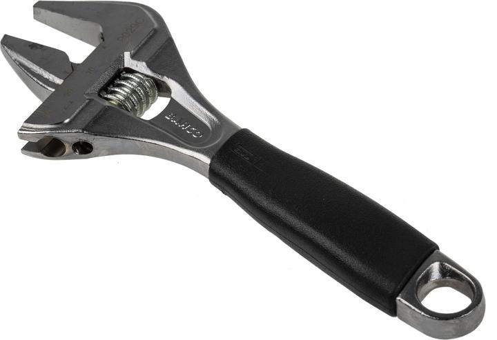 Produktbild Bahco ERGO 32-mm-Rollgabelschlüssel mit extragrosser Öffnungsweite, Zentralmutter und Gummigriff, verchro (32 mm)