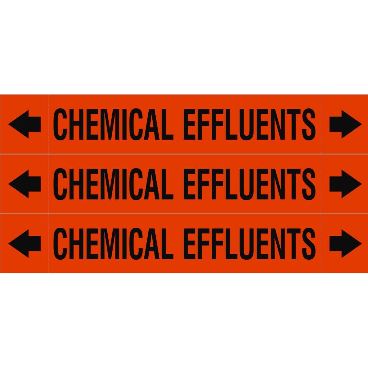 Brady ASME - Rohrmarkierer - Chemical Effluents (312948)