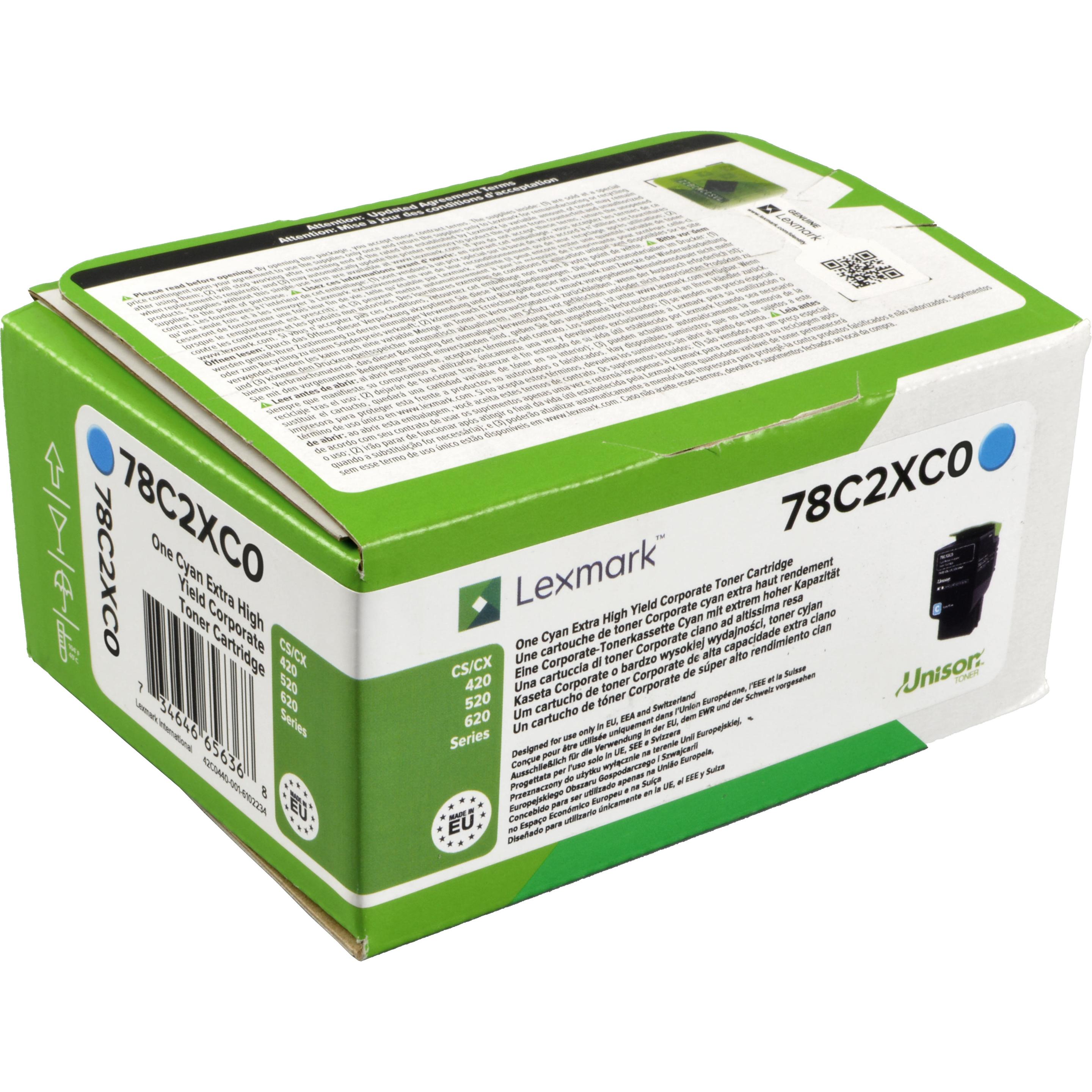 Thumbnail - Lexmark, Toner, 78C2XC0 (C)