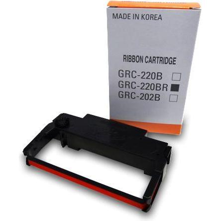 Thumbnail - Bixolon, Beschriftungsband, GRC-220B/R Black/Red Ribbon - (Schwarz, Rot)
