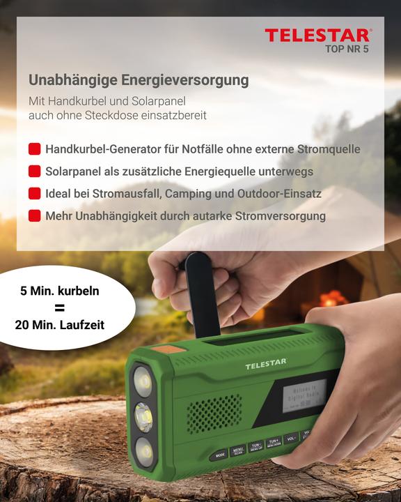 Actual product image Telestar TOP NR 5 (DAB+, FM, Bluetooth)
