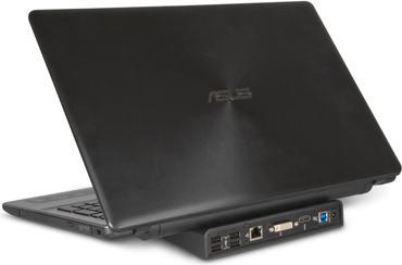 Productafbeelding Hamlet USB 3.0 Docking Station met Dual Display DVI en HDMI, hub met 6 USB-poorten, LAN EN AUDI (USB-A, USB-B, 6 Havens)