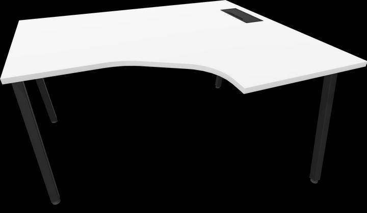 Actual product image Narbutas Nova A corner desk right (1400 x 1200 x 740 mm)