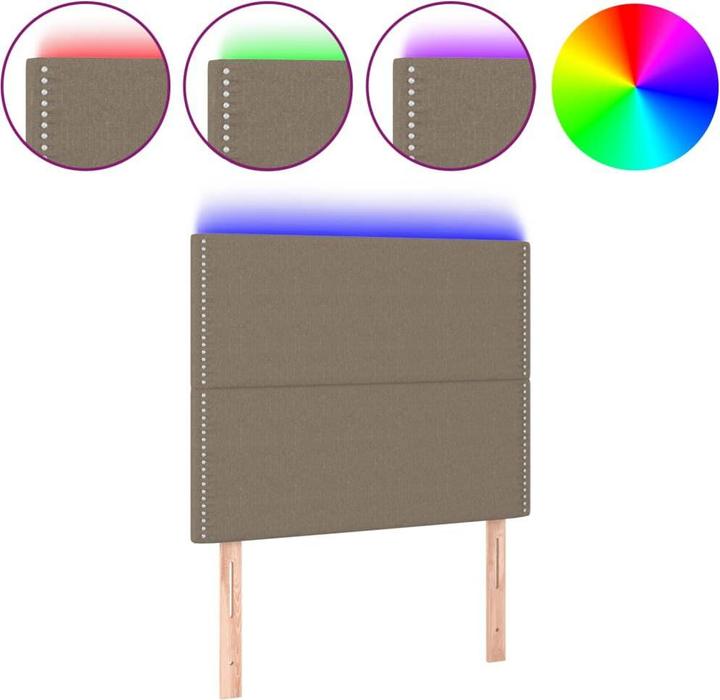 Actual product image vidaXL LED Kopfteil (100 x 5 x 128 cm)