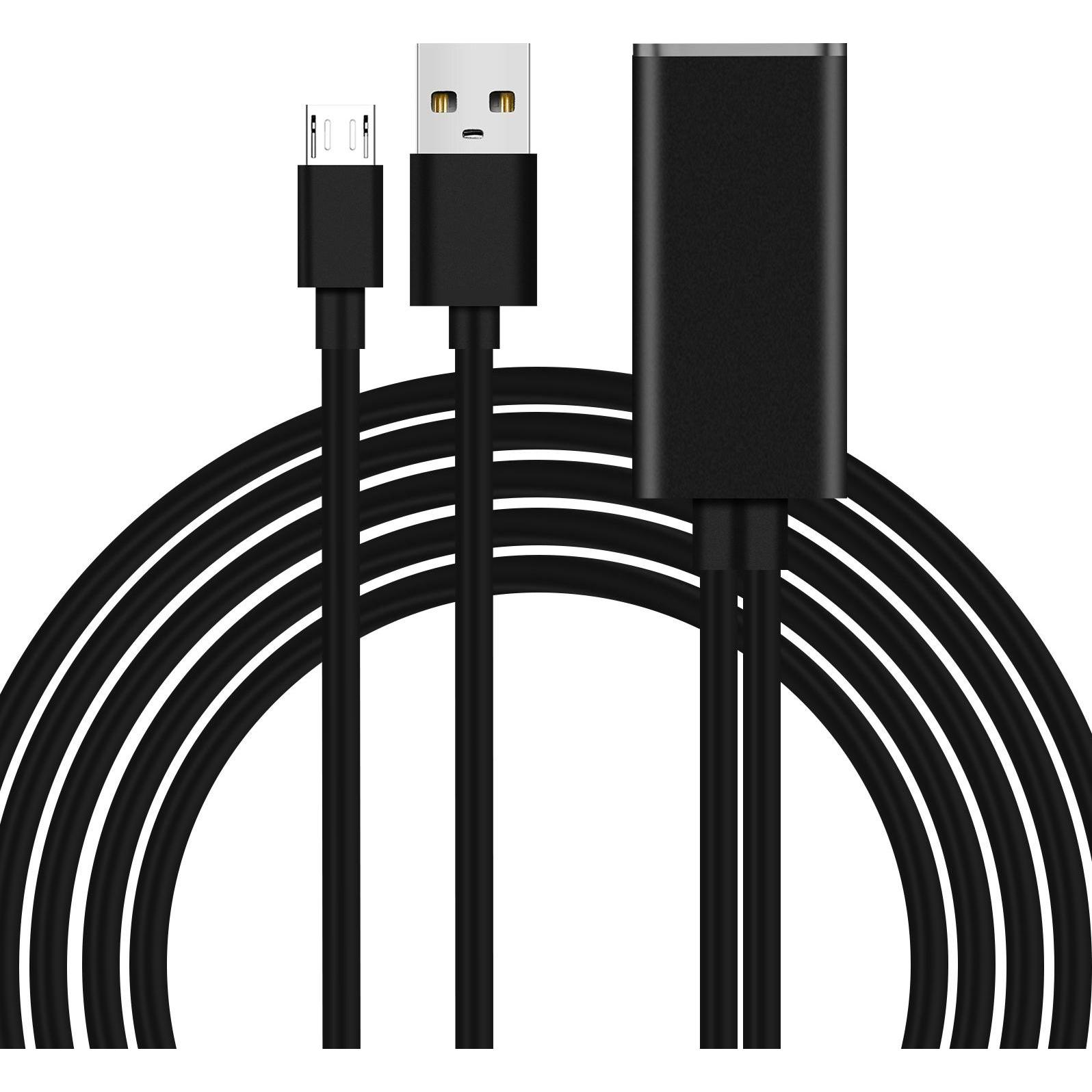Thumbnail - Avizar Micro USB / RJ45 Universal Ethernet Adapter 100Mbps, Netzwerkadapter, Schwarz