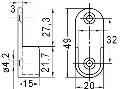 Actual product image OK-Line Cabinet tube bearing
