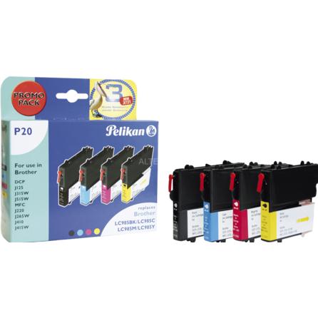 Thumbnail - Pelikan, Druckerpatrone, Lc-985 (M, BK, C, Y)