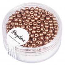 Image du produit Rayher Perles de rocaille, ø 3mm, cuivre, 200 pièces