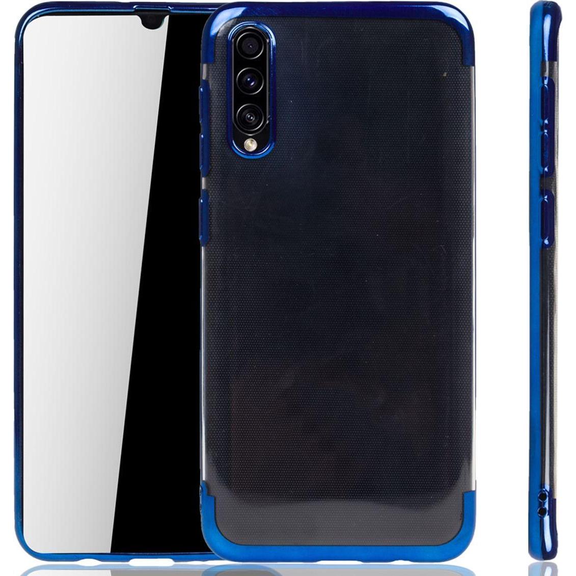 König Design Handyhülle für Samsung Galaxy A30s Schutzcase Backcover Bumper Etuis Rahmen Blau (Samsung Galaxy A30s), Sma...