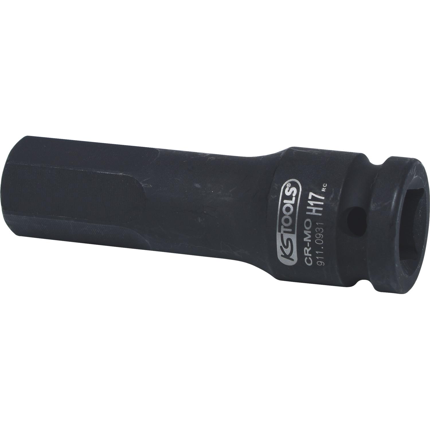 Thumbnail - KS Tools, Steckschlüssel + Stecknuss, 1/2" Kraft-Bit-Stecknuss (17 mm)