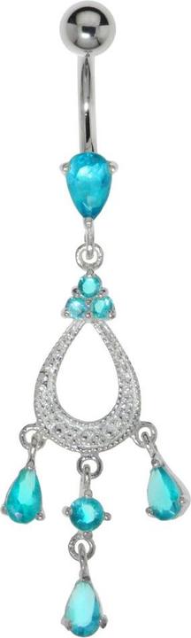 Immagine prodotto Bijouteria Piercing ventre (Acciaio chirurgico 316L, Argento 925, Zirconia)