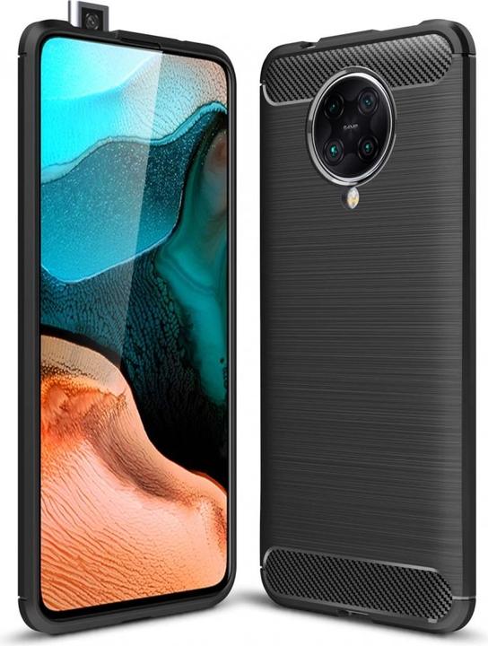 Produktbild Screenguard Xiaomi Poco F2 Pro Hülle Carbon Brushed Soft TPU (Xiaomi Poco F2 Pro)