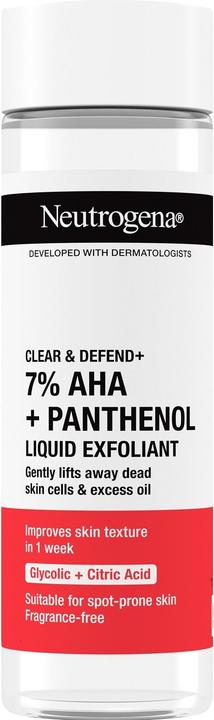Actual product image Neutrogena Clear & Defend+ Liquid Exfoliant (Cleansing scrub, 125 ml)