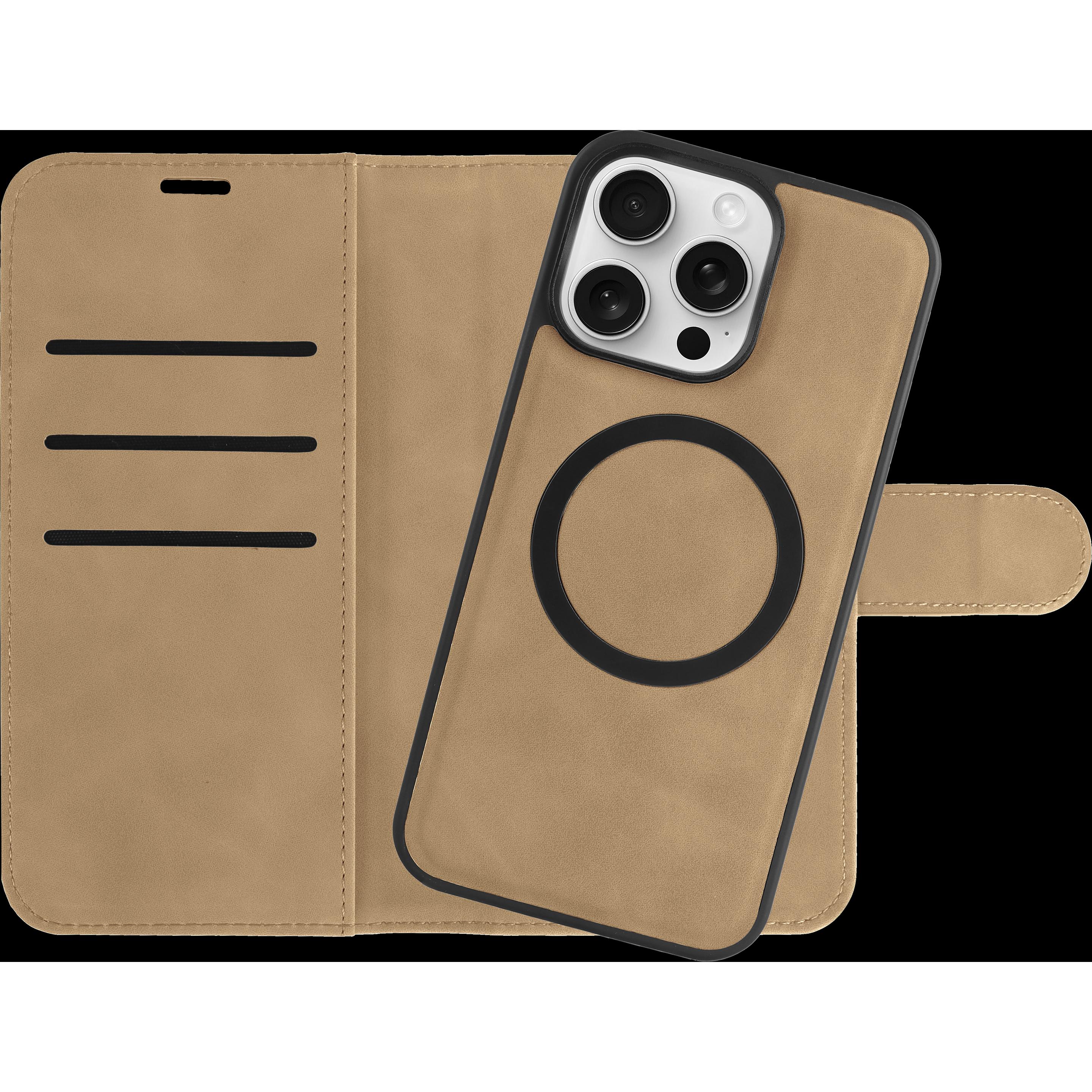 Cazy Abnehmbare Brieftaschenhülle für iPhone 15 Pro, Abnehmbare Hülle, Magfit, 2-in-1-Design (Apple iPhone 15 Pro), Smar...