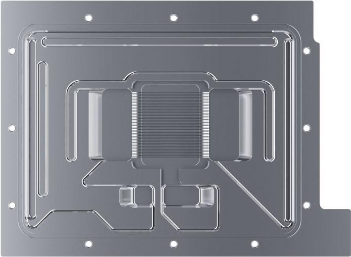 Immagine prodotto Alphacool Ice Block Aurora Acrylic RTX 4080 Strix con piastra posteriore