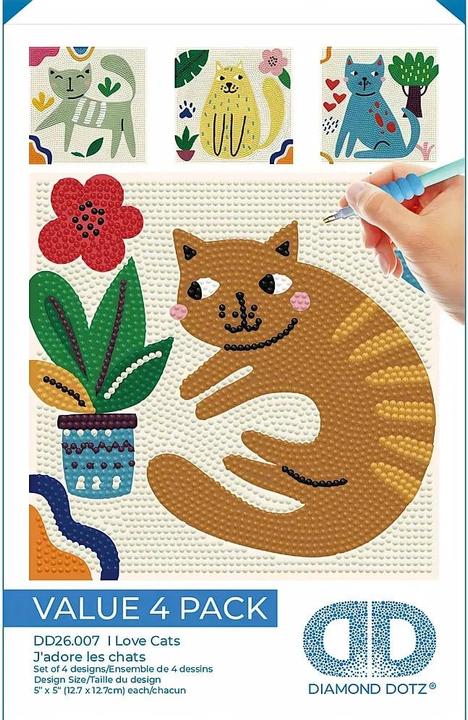 Immagine prodotto Diamond Dotz Diamond Painting Mini Katzen