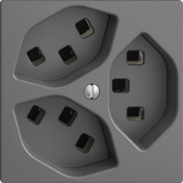 Immagine prodotto Feller Presa 3xT23 16A grigio scuro