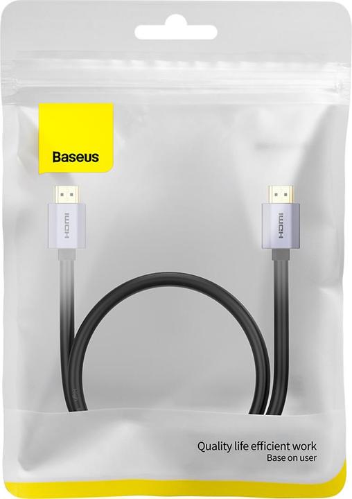 Image du produit Baseus Câble HDMI série haute définition, 8K 1m (Noir) (1 m, HDMI, 2.0)