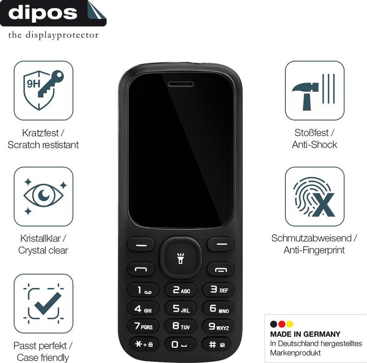 Actual product image Dipos Anti-Shock Screen Protector Clear (1 Piece, MyPhone Fusion)