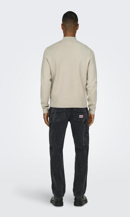 Immagine prodotto Only & Sons Onscooper Reg 12 Half Zip High Neck Knit (M)