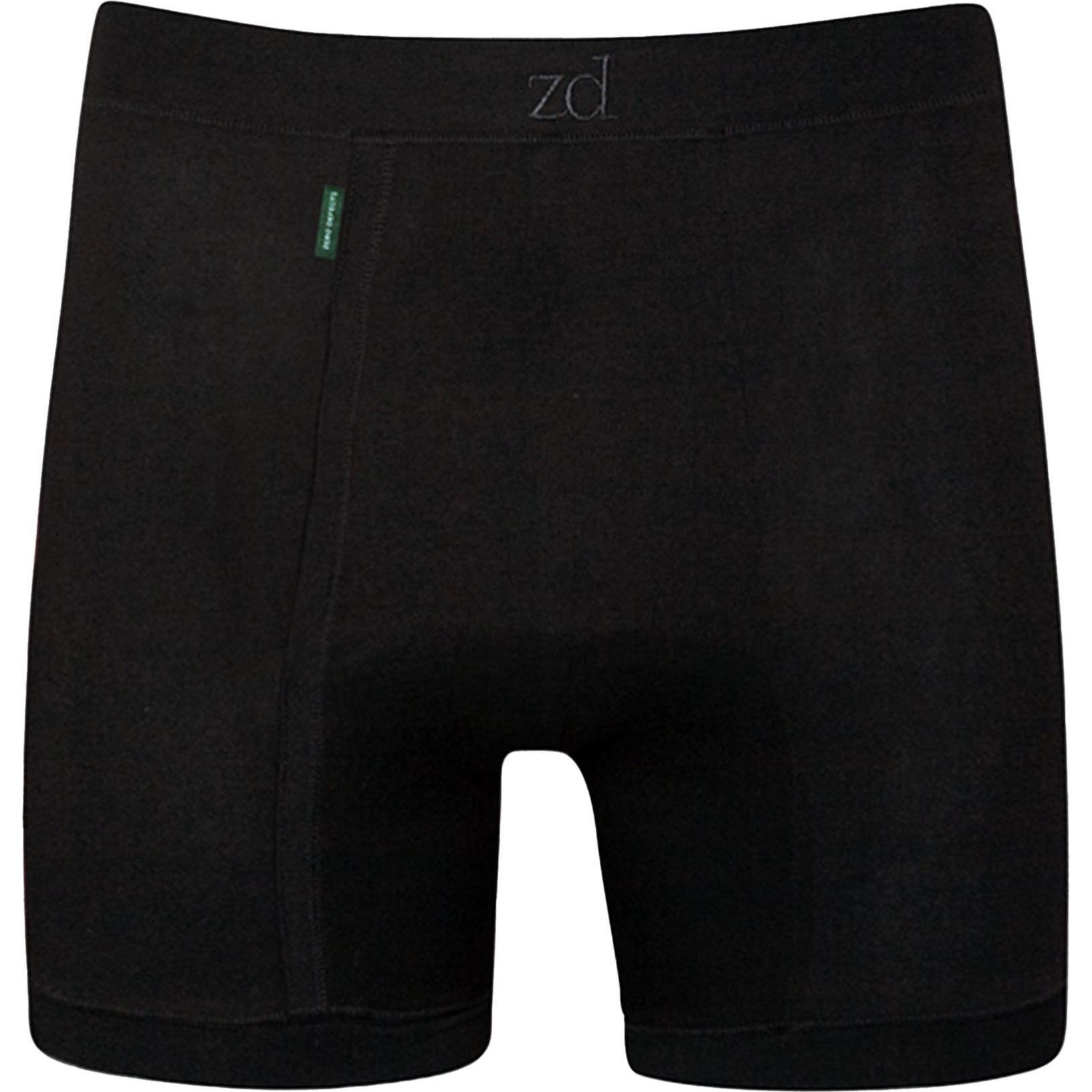 Thumbnail - Zd Zero Defects, Herren, Unterhosen, Boxershort Casual Bequem sitzend, Schwarz, (L, Einzelpack)