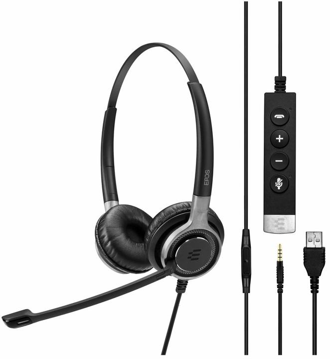 Actual product image EPOS SENNHEISER IMAPCT SC 665 USB Century Headset (Cable, USB-A)