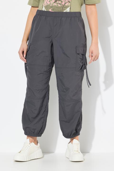Produktbild Ulla Popken Cargohose, Utility-Style, Elastikbund, Gummisaum (50)