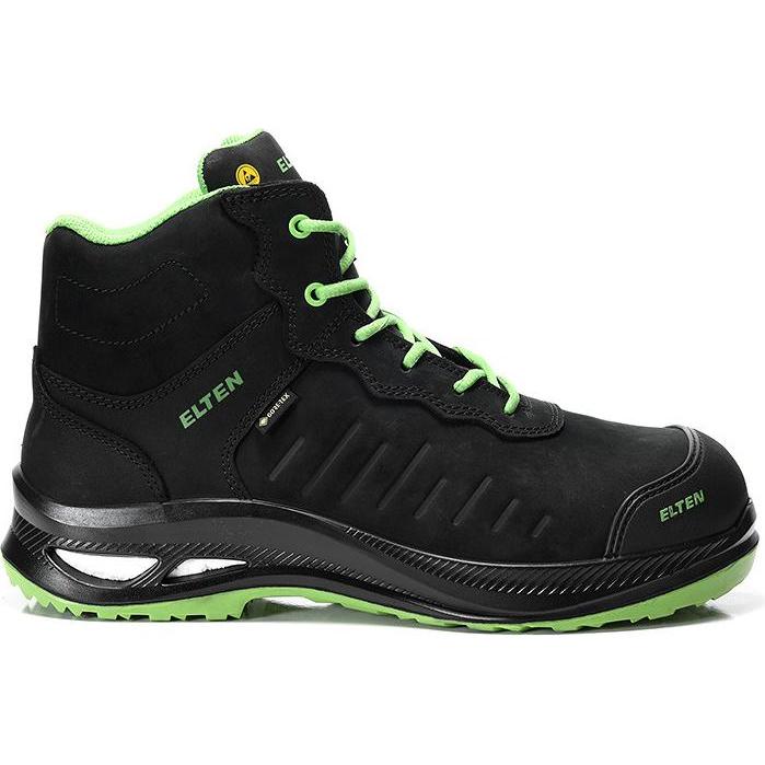 Thumbnail - Elten, Sicherheitsschuhe, Sicherheitsstiefel STEWART XXG Pro GTX black-green Mid ESD S3 HI CI Gr. 45 (S3, 45)