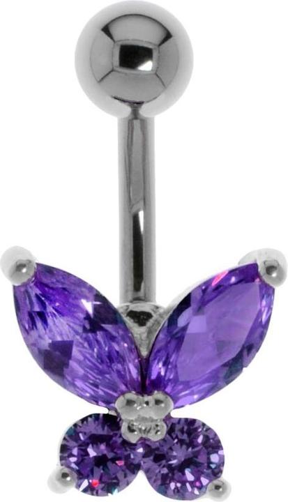 Image du produit Bijouteria Piercing nombril (Acier inoxydable, Laiton, Cristallin)