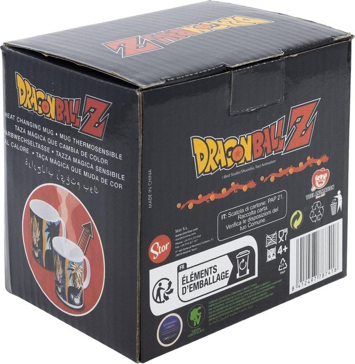 Produktbild Stor DRAGON BALL Z - Vegeta & Goku - Mug Thermoréactif - 325ml (325 ml, 1 x)