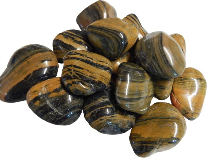 Aquagart 20kg Polierter Kiesel Glanzkies Flusskiesel Kieselsteine Gartenkies Zierkies # (30 x 20 cm)