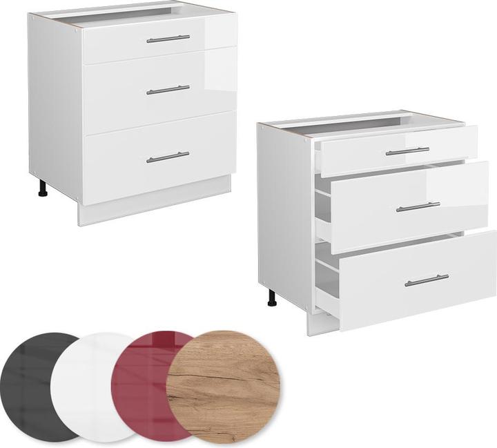 Actual product image Vicco Küchenunterschrank Fame-Line (80 x 51.5 x 81.5 cm)