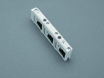 Actual product image Wöhner WOEHNER UL busbar support 01 508