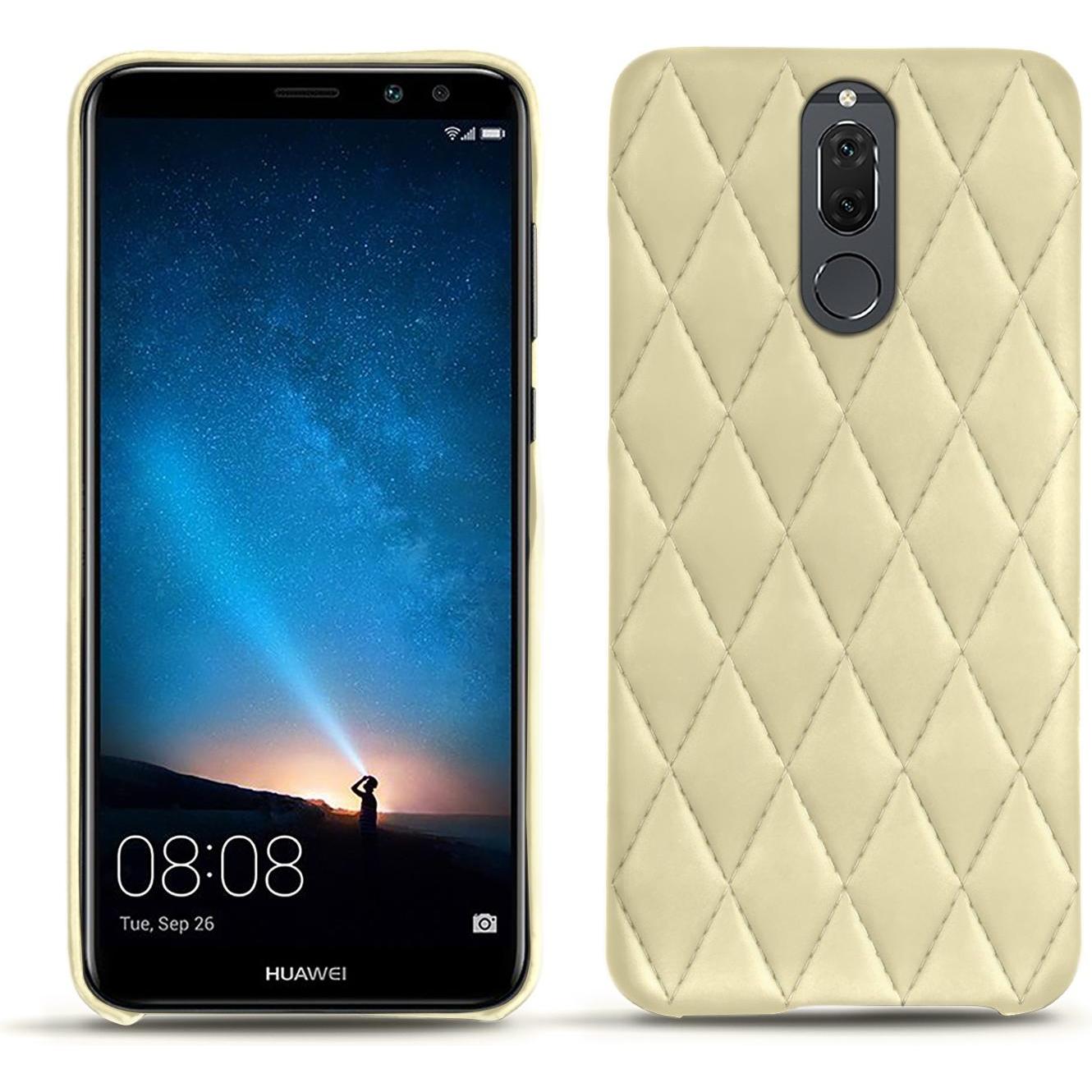 Noreve Lederschutzhülle (Huawei Mate 10 Lite), Smartphone Hülle, Beige