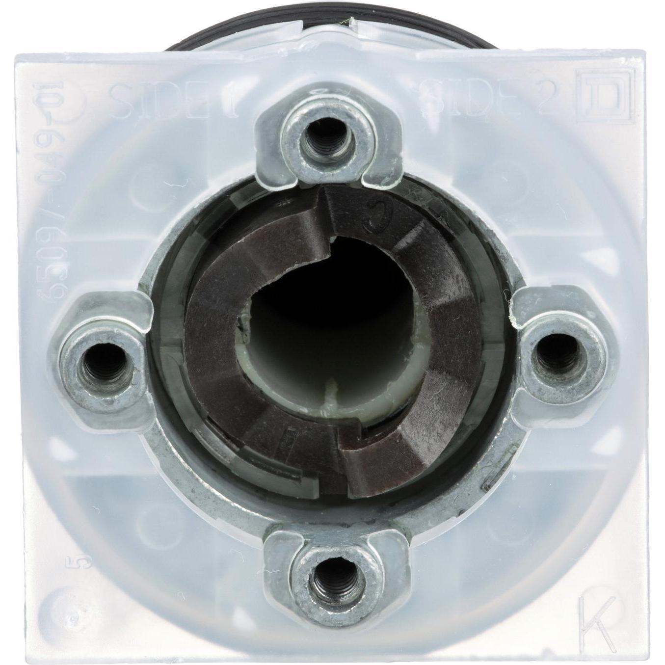 Schneider Electric Selettore nero, Ø 30, con levetta, 3 posizioni, senza contatto, Pulsante + Interruttore, Nero