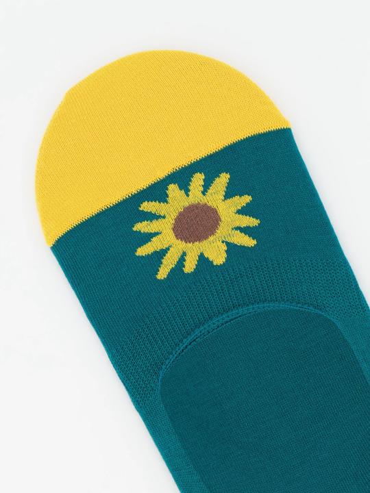 Image du produit DillySocks Hidden Blooming Sunflower (Tournesol caché) (Une unité par pack, 39 - 41)